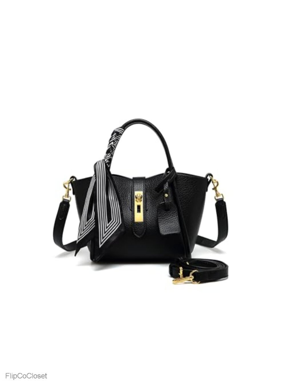Faux Leather Crescent Crossbody Bag Adjustable Strap Mini Purse